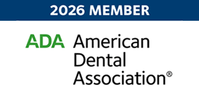 2026 Member American Dental Association logo badge